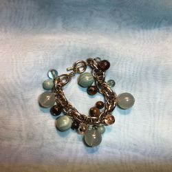 Vintage Pull Clip Beaded Bracelet 