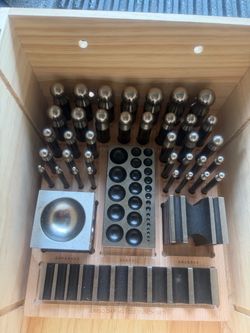41 Piece Forming and Dapping Block and Punch Set