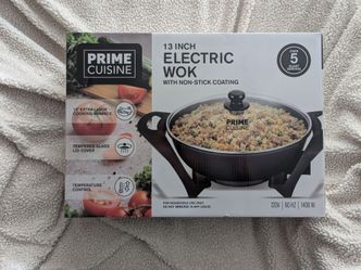Prime Cuisine 13-Inch Electric Wok