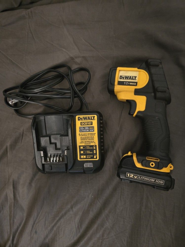 DeWalt DCT414 12v Infrared Thermometer W/ Battery and Charger