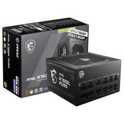 MSI MAG A750GL PCIE5 750 Watt 80 Plus Gold ATX Fully Modular Power Supply