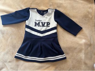 Toddler cheerleader costume
