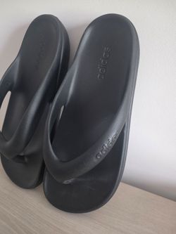 Adidas Black Flip Flops