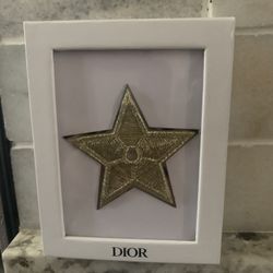 Limited Edition Christian Dior Gold Star Brooch