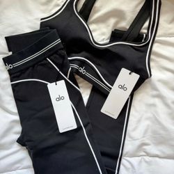Alo Black Gym Set 🎀
