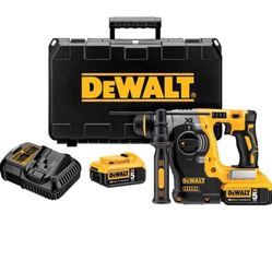 DEWALT DCH273P2 20V Max Brushless SDS Rotary Hammer with 5 Ah Batteries