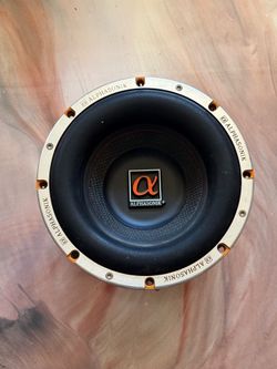 Alphatronix 10 inch subwoofer