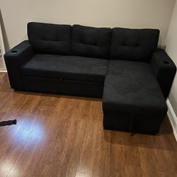 Pull Out Couch W/ Storage