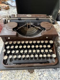 Antique typewriter