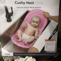 baby delight cushy nest cirro deluxe infant mesh bath