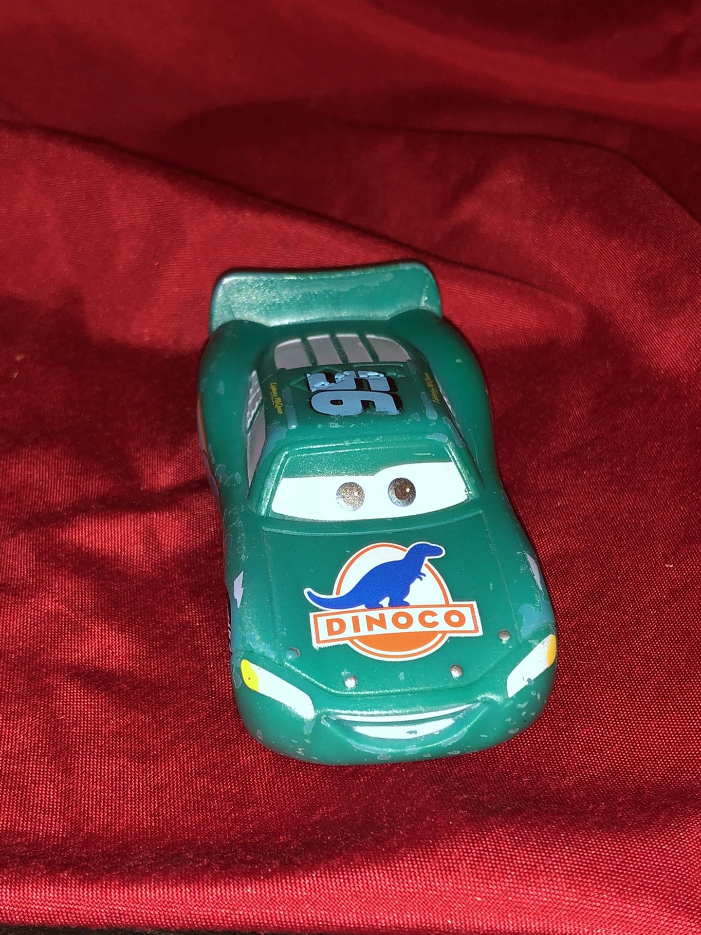 Disney Cars Bling Bling Lightning Mcqueen Dinoco 95 Original