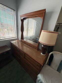 Vintage Dresser and Vanity