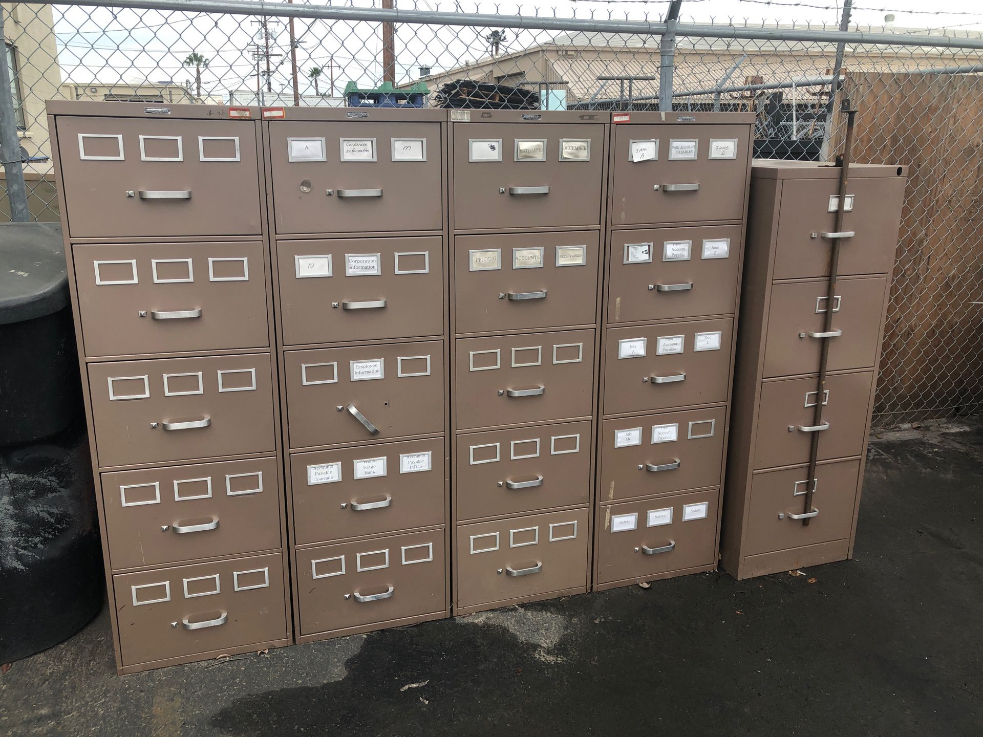 Fire Rated File Cabinet For Sale