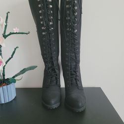 Fabulous High Knee Black Boots