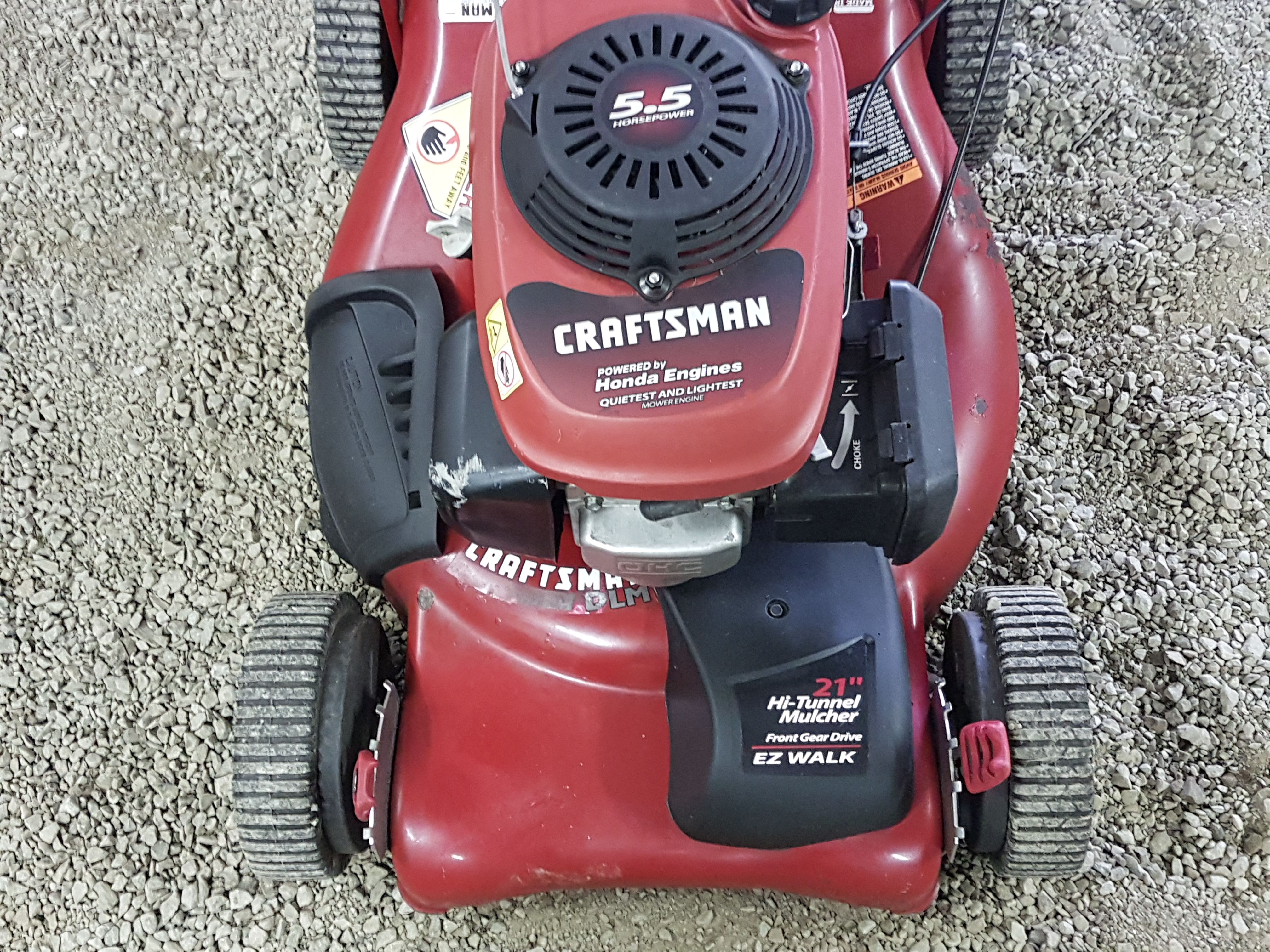 Craftsman 21" 163CC 7.25HP Mulcher Self Propelled Lawnmower for Sale in