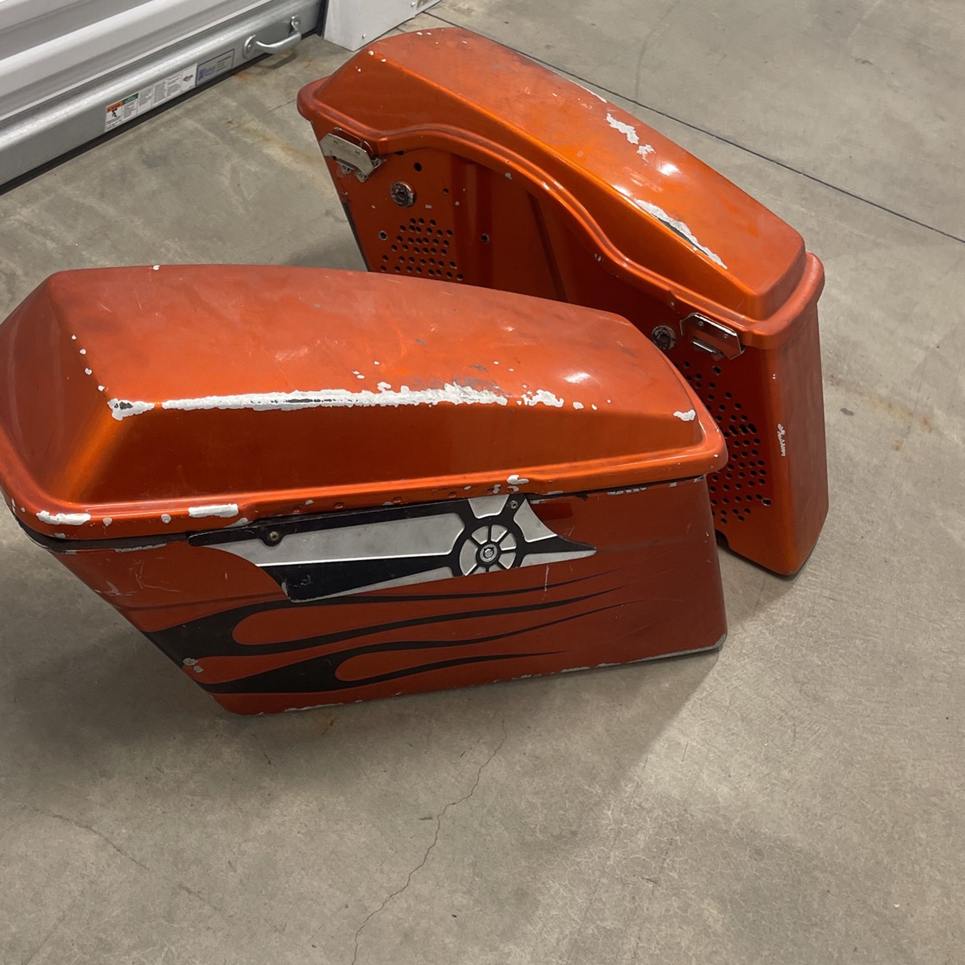 Harley Davidson Bags Off A 2002 Roadking