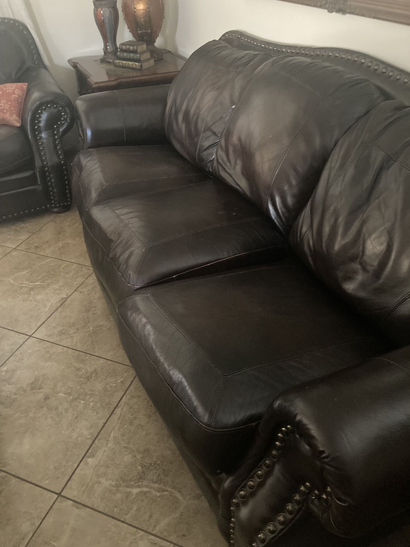 Leather Sofa And Loveseat 