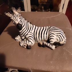 Vintage 70's  Zebra Figurine 
