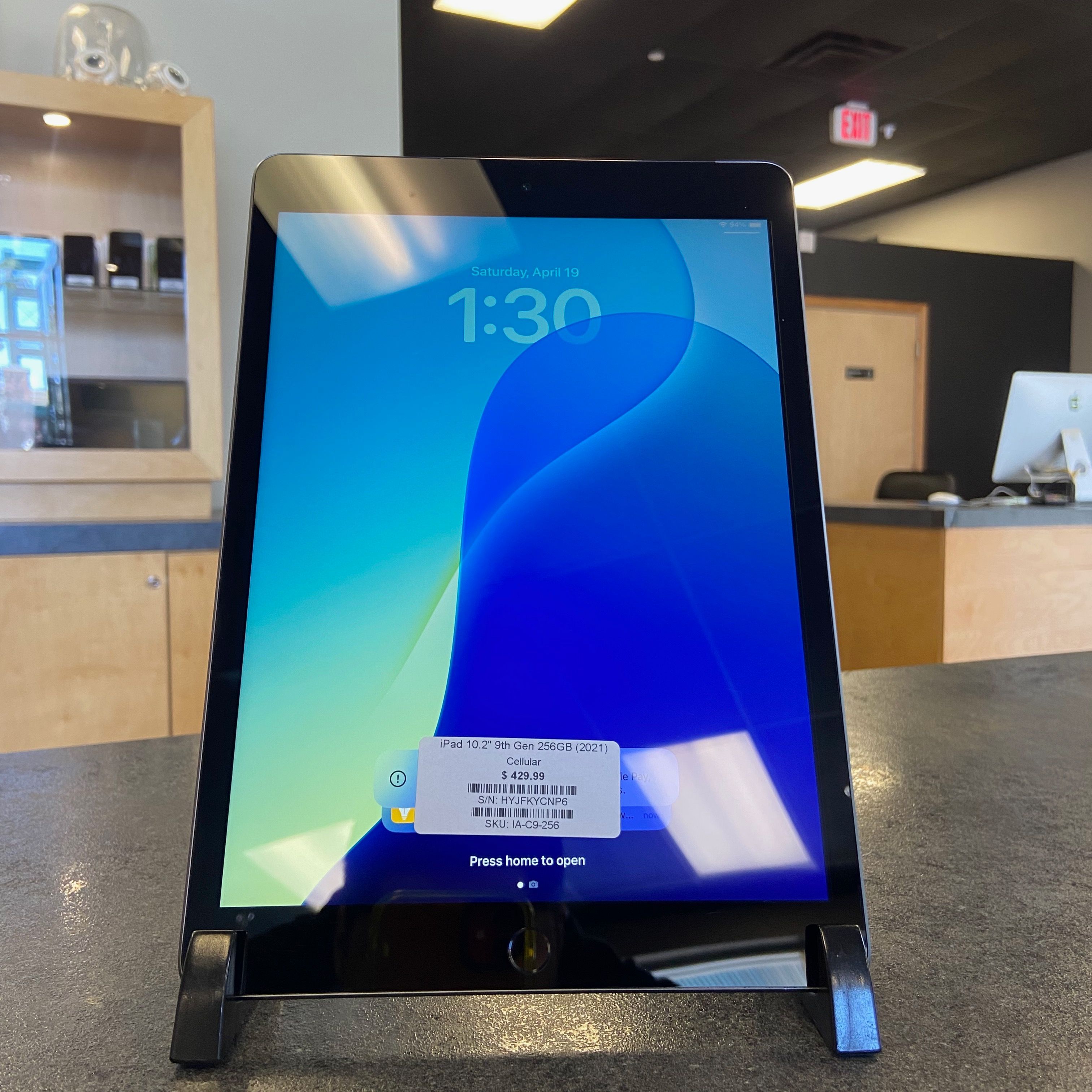 Apple iPad 10.2” 9th Gen – 256GB Cellular (2021)