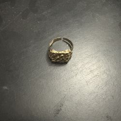 Gold Nugget 10kt Ring