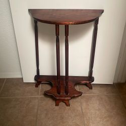 Vintage Half Moon Table 