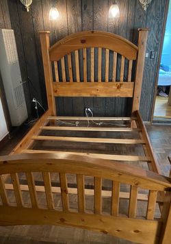 Twin Wood Bed