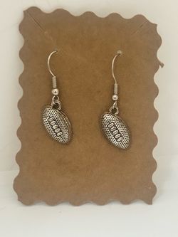 football earrings