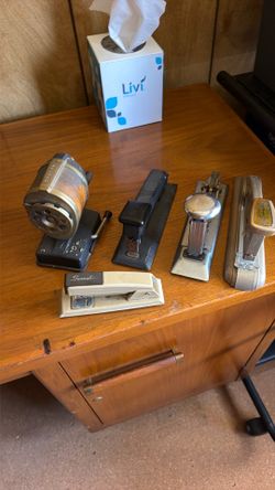 Antique  sharpener and staplers  for sale