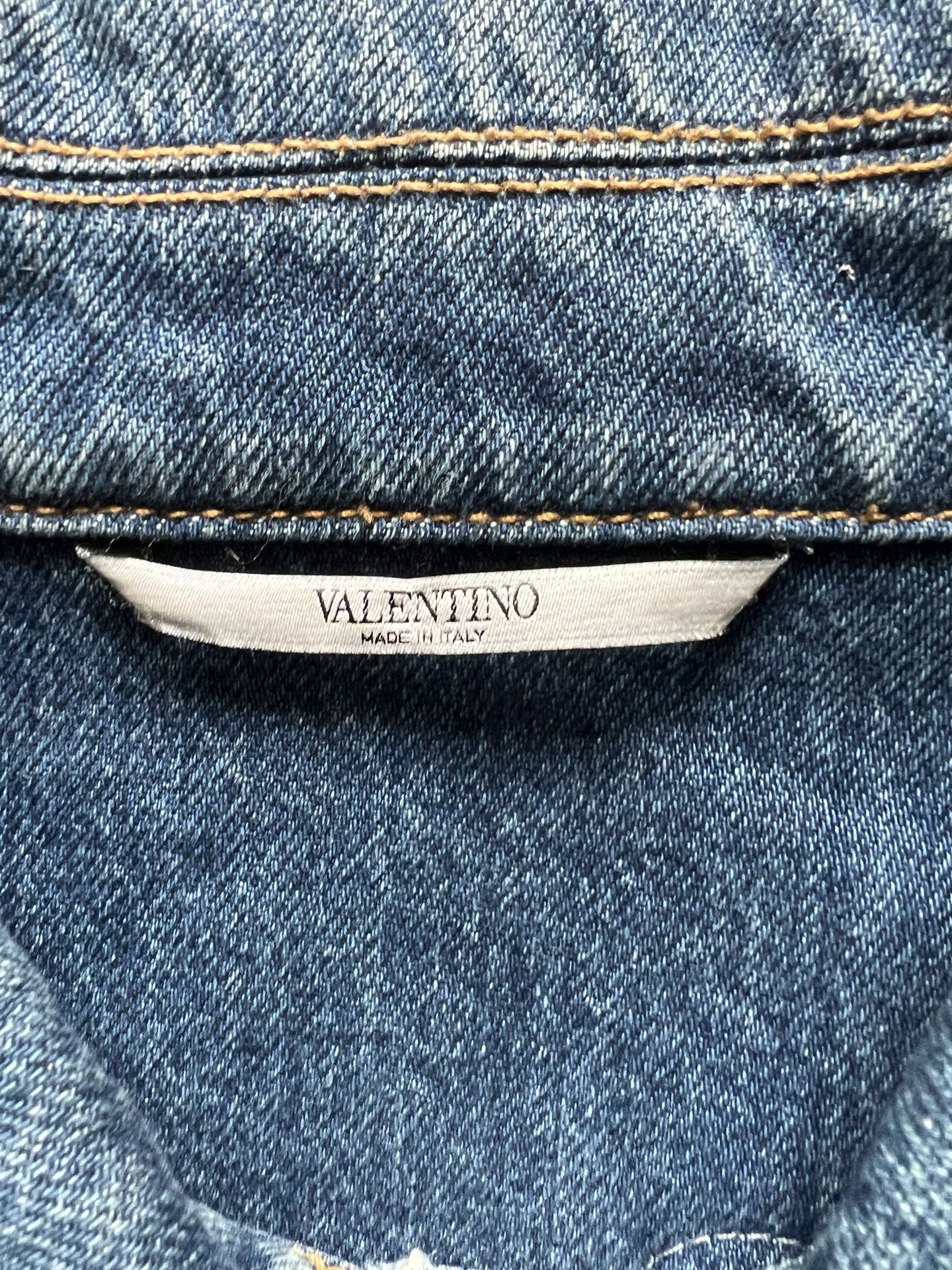 Valentino Sequin Denim Jacket