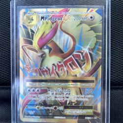 Pokemon M Pidgeot EX 105/108 Evolutions Full Art Ultra Rare Card NM Condition