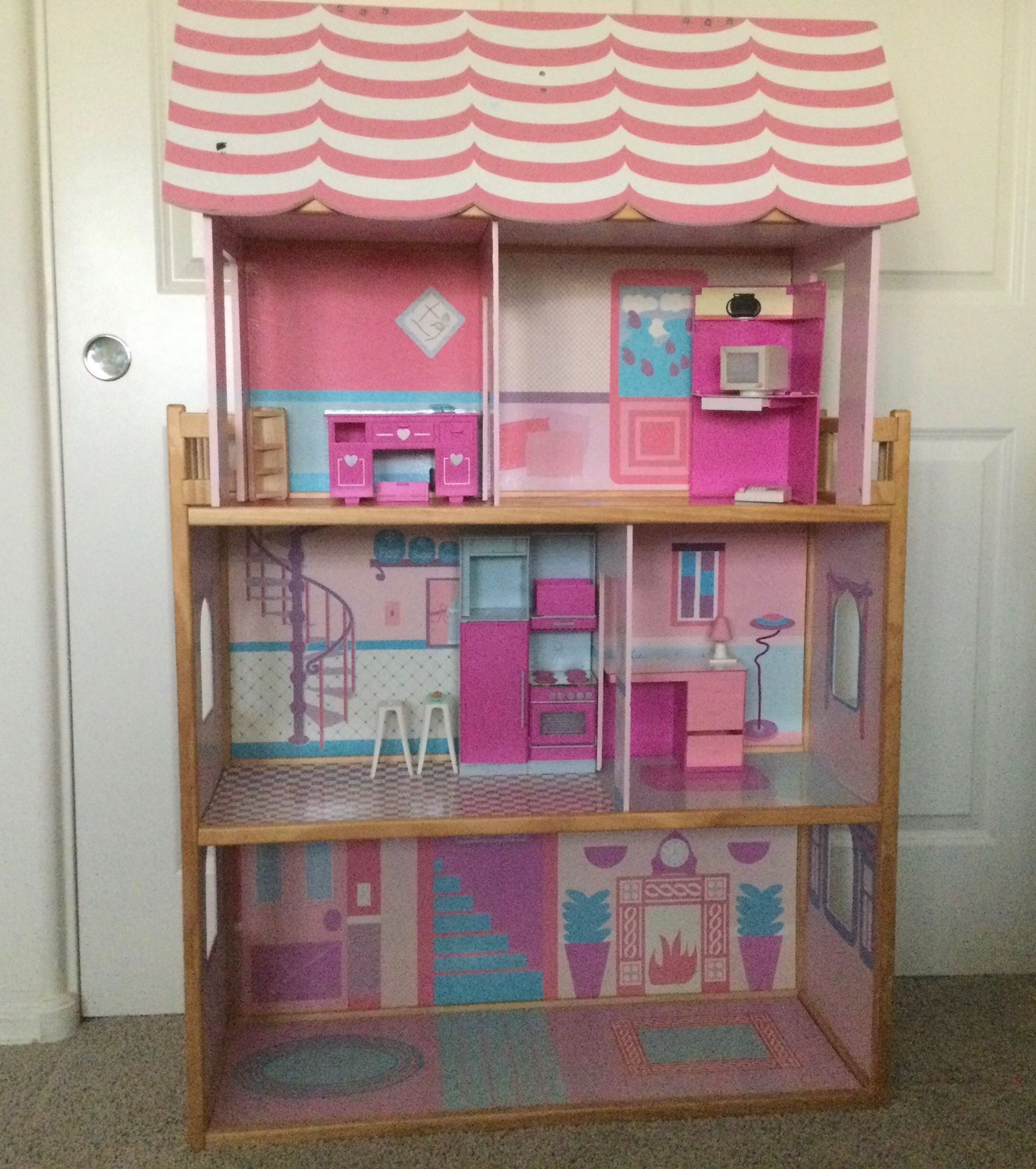 KidKraft Dollhouse, Barbies and Accessories