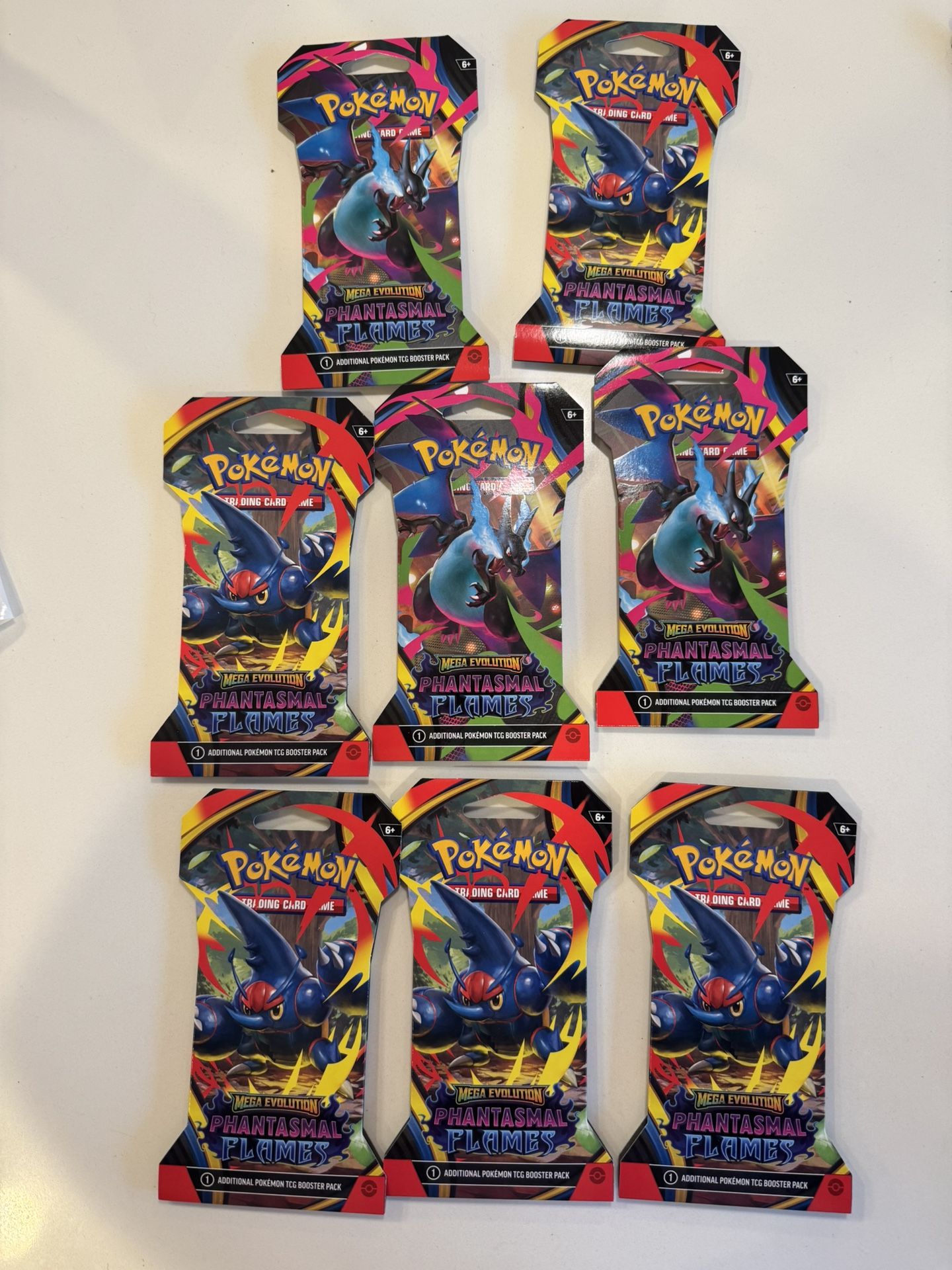 Pokemon TCG - Phantasmal Flames Booster Packs (x8)