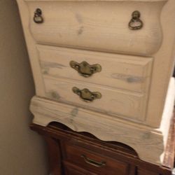 BEDSIDE TABLE BLONDE 2'TALL x  2' WIDE x 1.5 DEEP