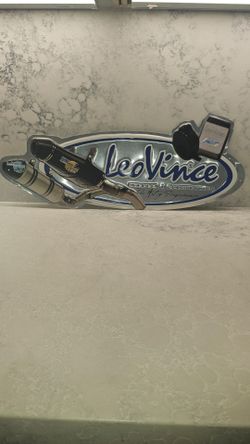 LEOVINCE EXHAUST & ELECTRONOCS SIGN