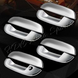 For 2002-2009 GMC Envoy/Chevy Trailblazer Mirror Chrome Door Handle Cover 8-PCS -(2-DHC-1289