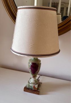 Vintage Marble Table Lamp
