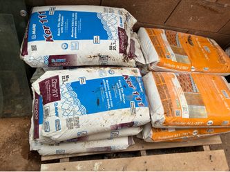 Shulter all set 50 lbs and ker 111 tile mortar 50 lbs