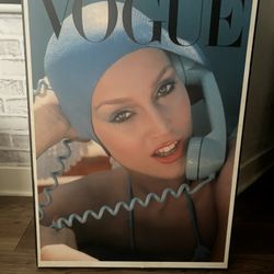Vintage Heavy Wood Jerri Hall Vogue Poster  $100 / OBO 