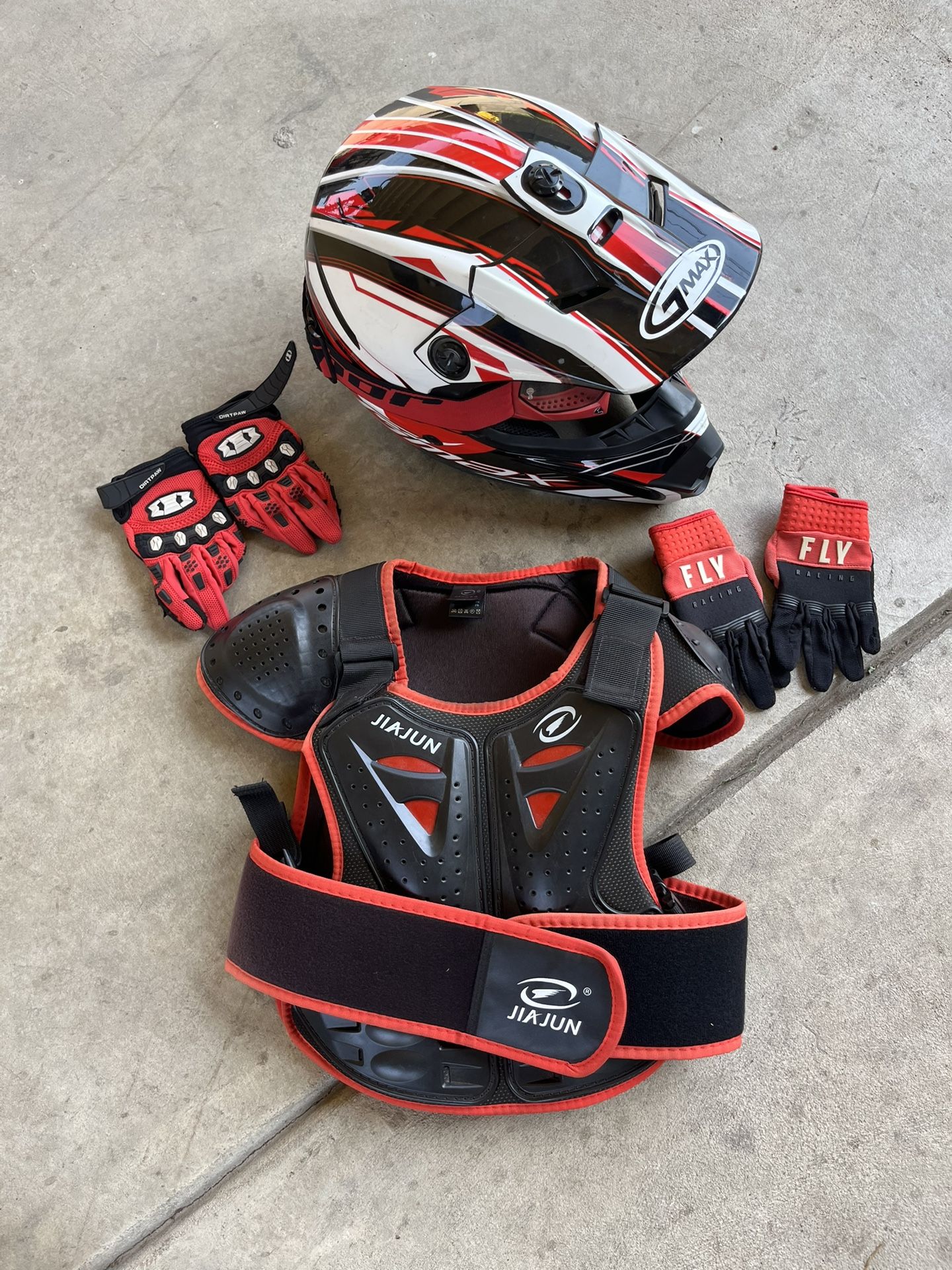 Youth Bike Helmet/Chest Protector