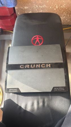 Crunch 1100w amp