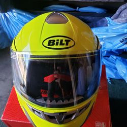 YELLOW MODULAR BILT HELMET / XL