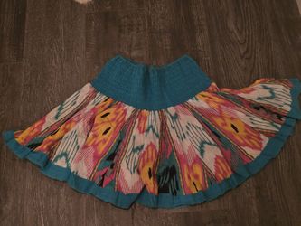 Mediterranean Blue Skirt - Sicilian- XS