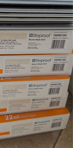 Lifeproof Navarra Maple 22mil Vinyl Plank Flooring