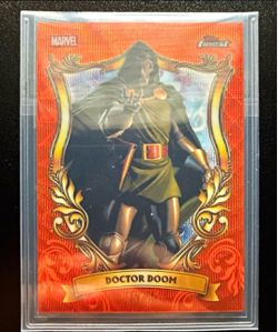 2026 Topps Finest Fantastic Four Doctor Doom Alex Ross Orange /25 SSP