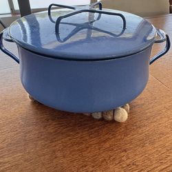 Dansk Kobenstyle Enamelware Vintage Large Jens Quistgaard Stockpot Trivit Top