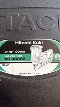 Hitachi nail gun