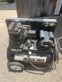 Black max air compressor and dewalt weedeater package deal READ DESCRIPTION
