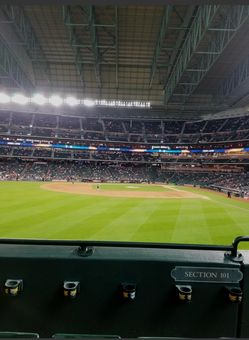 8/21 - 2 Astros tickets Crawford box sec 102 row 1
