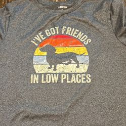 Size Large Short Sleeve Dachshund Shirt 