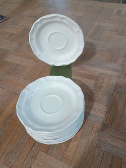 Mikasa French Countryside Saucers 9 Pieces Never Used
